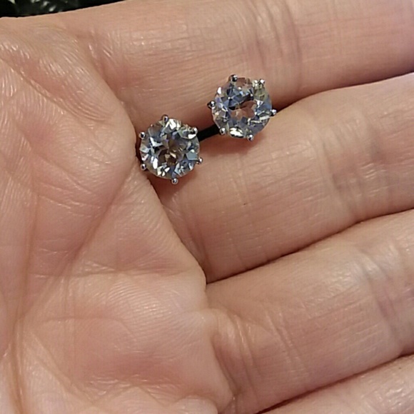 HERKIMER DIAMOND QUARTZ EARRINGS - Picture 5 of 8